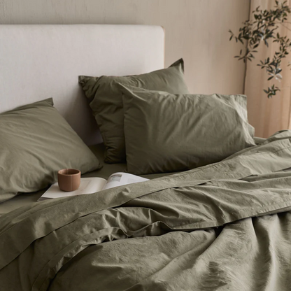 ORGANIC COTTON PERCALE SHEET SET