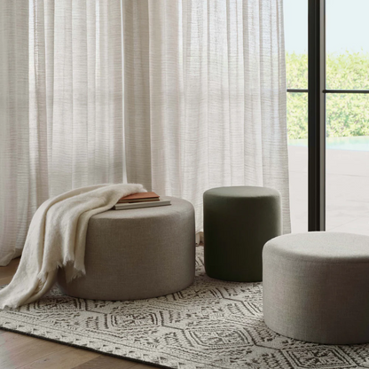 BOWER OTTOMAN - MEDIUM & LARGE